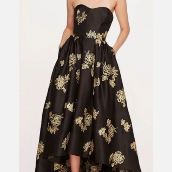 Marchesa Notte Marigold Strapless Gown - Picture 1 of 5